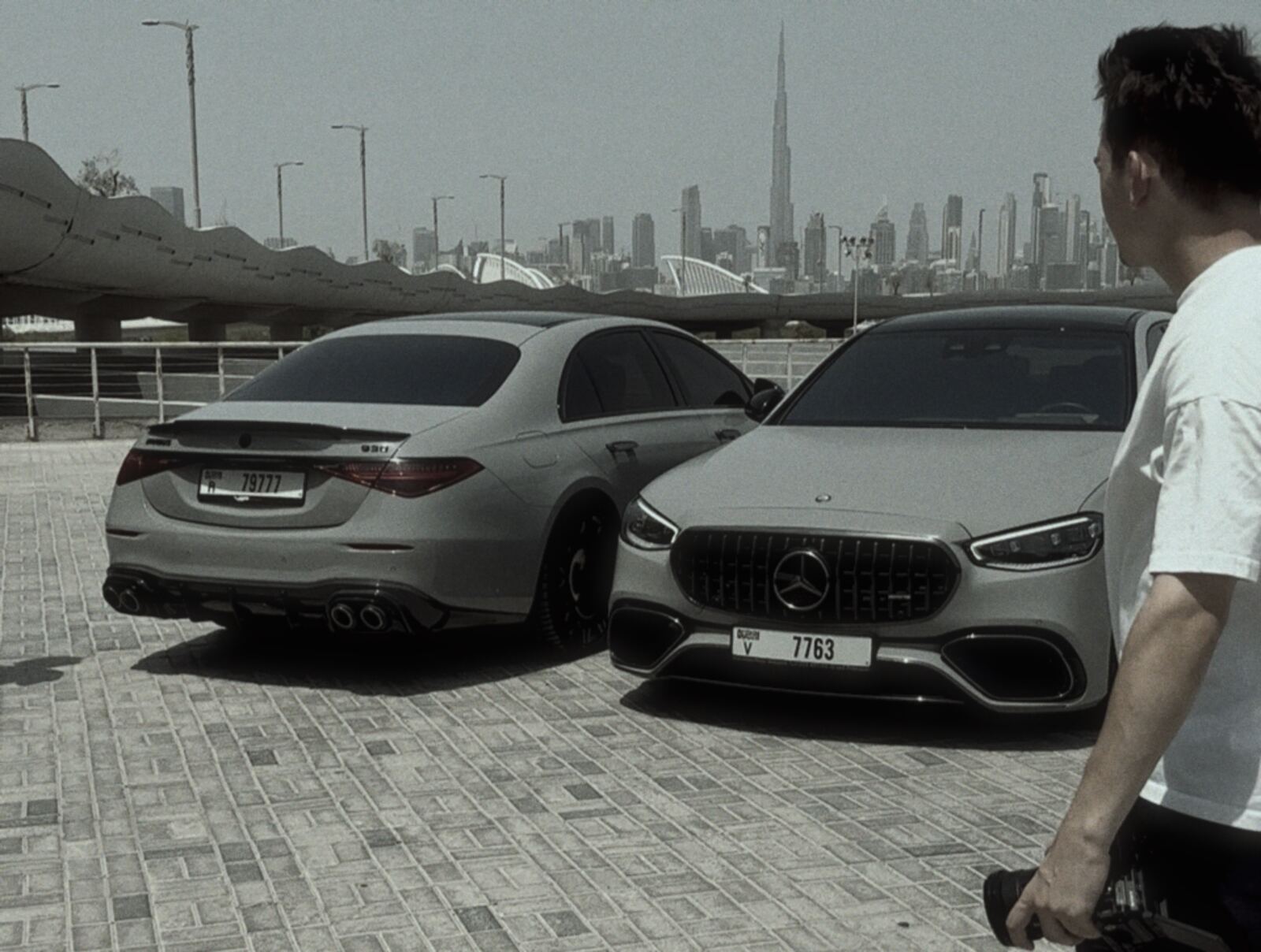 noir. automotive shoot in Dubai