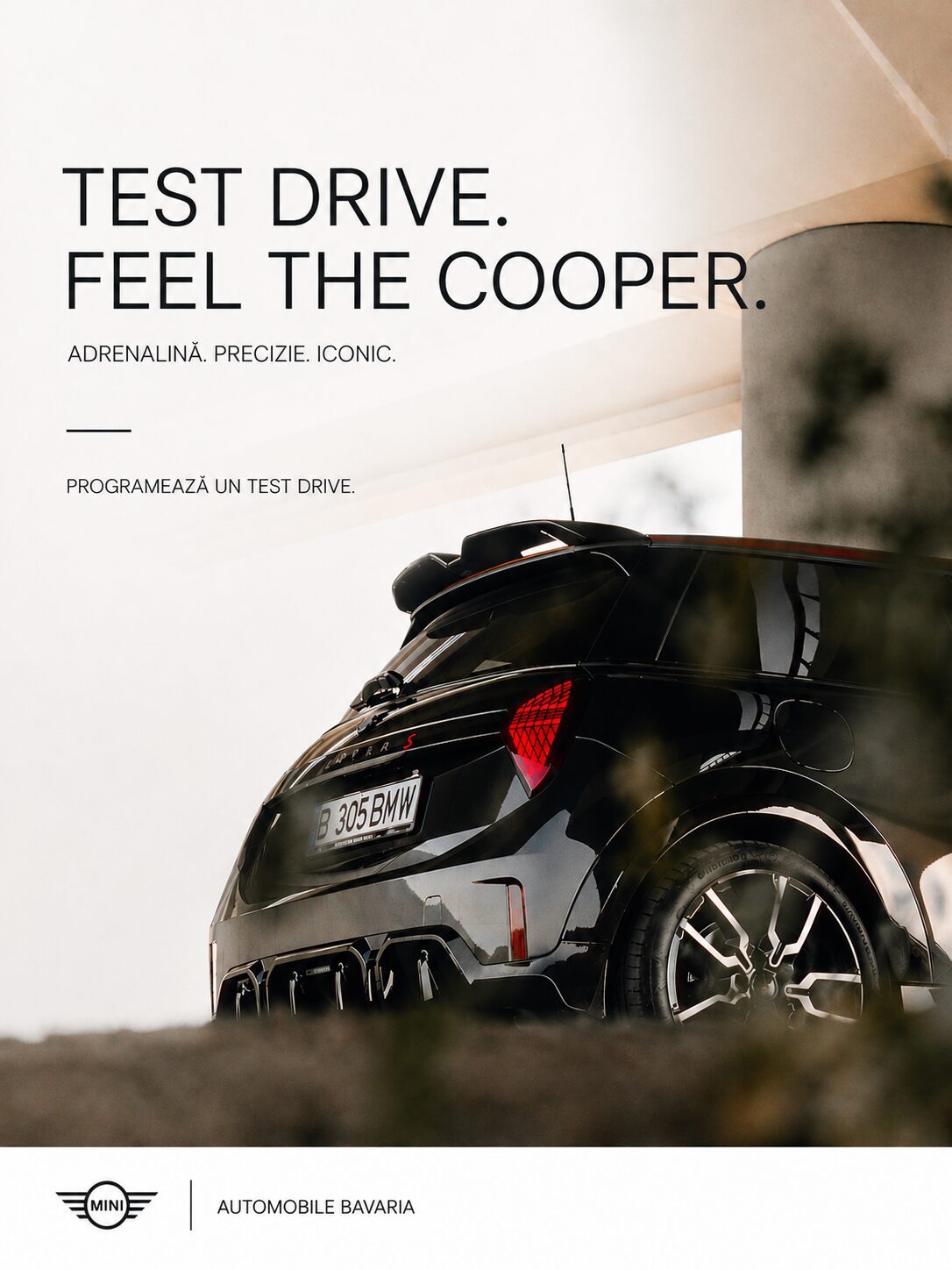 Test drive. Feel the Cooper. ad