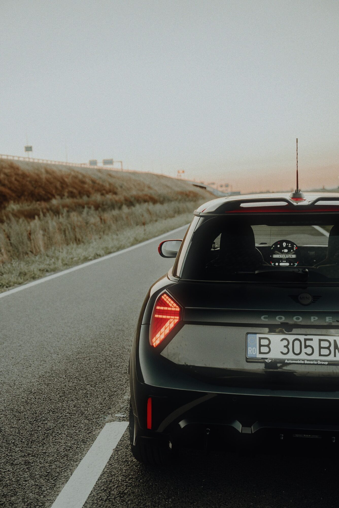 Mini Cooper S in motion