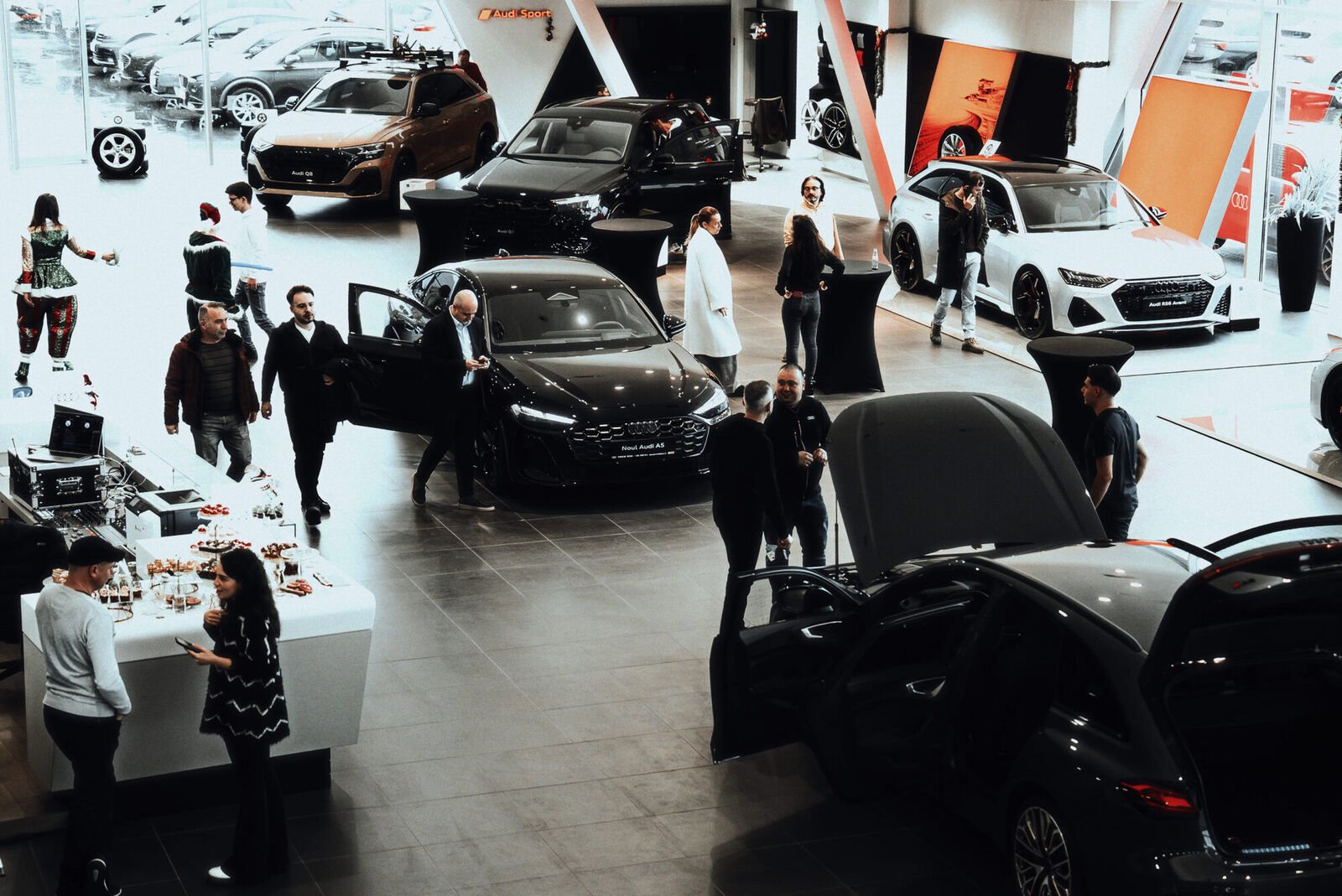 Audi A5 2025 test drive event, frame 5