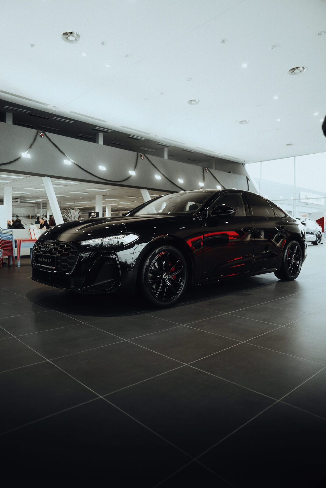 Audi A5 2025 test drive event, portrait 2